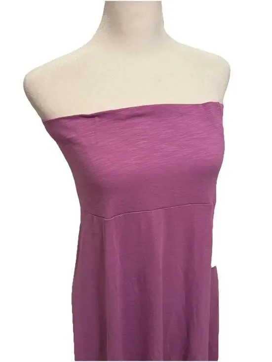 NWT LuLaRoe Pink / Purple Strapless Maxi Skirt Dress Women’s Size M (10-12) - Picture 2 of 9